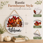 16 Pcs Interchangeable Welcome Sign for Front Door，2 SET - Image 3