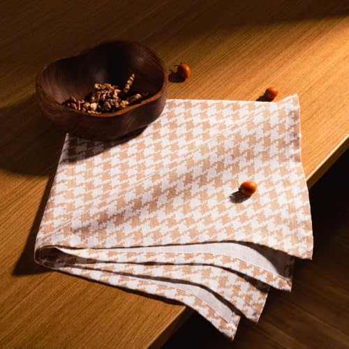 FINGERCRAFT Cloth Napkins Set of 12, 100% Cotton, 20x20 Inch, Dusty Pink - Image 2