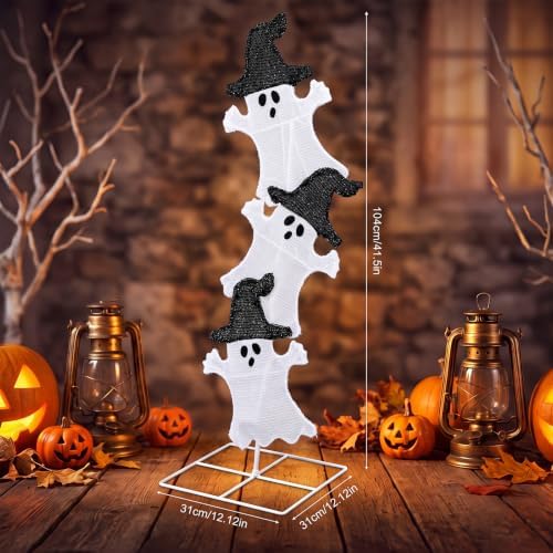 VIHOSE Halloween Ghost Lights 41 Inch H Pre-lit Lighted Outdoor Decoration - Image 3