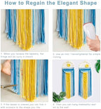 Artilady 2 Pack Macrame Hanging Tapestry Sun Wall Decor, Boho Dream Catcher - Image 5