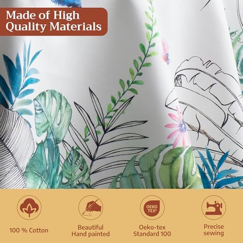 Maison d' Hermine Table Cloth Round Table Reusable 100% Cotton 69" Diameter - Image 3