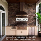 Highland Home Farmhouse Kitchen Horizontal Wood Entryway Sign - Image 7