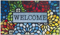 CHICHIC Colorful Welcome Mat, 18x 30 Inch Front Doormat for Home Entrance Outdoors Mat for Outside Entry Way Doormat, Heavy Duty Non Slip Rubber Back Low Profile by CHICHIC