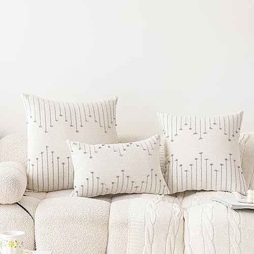LILEPOY Boho Throw Pillow Covers 18x18 Farmhouse Decorative Pillow case - Image 2