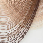 Macrame Wall Hanging Dip Dyed Large Boho Brown Fiber Wall Art 57"W*39"L - Image 7