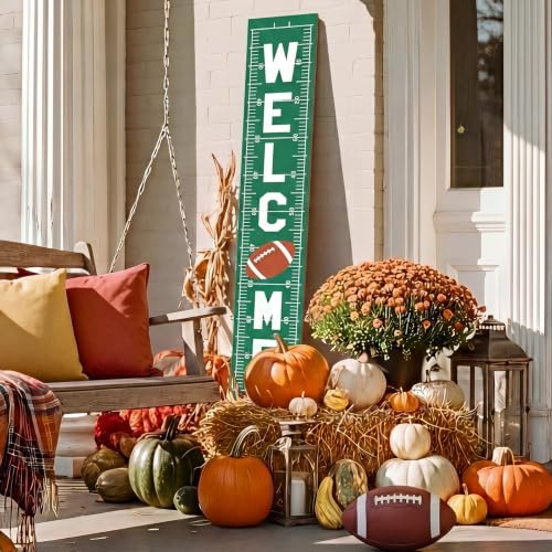 Weysat Fall Football Porch Sign 47.2" Outdoor Football Decorations for Home - Image 4
