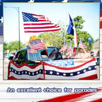 Remagr 2 Pack Patriotic Bunting 2.5x20 ft Flag Banner, 4th of July - Image 7