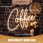 Coffee Neon Sign LED Night Coffee Bar Wall Light Decoration for Cafe Shop - Image 5