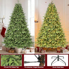 Treepool 6FT Prelit Artificial Christmas Tree, 1720 PE/PVC Tips, 400 Lights - Image 5