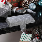 Huwena Metal Christmas Stocking Holders Shiny, Stylish, Silver, 12 Pcs - Image 5