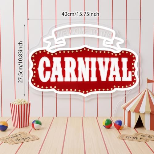 Zhengmy Carnival Neon Sign Halloween Carnival Neon Light Decoration - Image 3