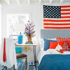 idyllic 2-Pack Berry Table Tree Artificial 4th of July Tabletop Decor - Patriotic Decoration with Stars Arrows Linen for Memorial Day, Independence Day, Veteran Day(19-inch Height) - Image 5