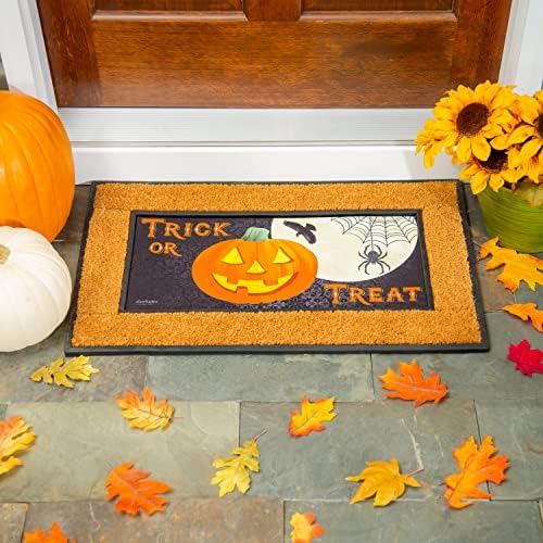 Evergreen Flag Seasonal Sassafras Interchangeable Mat and Tray Trick or Treat Jack-o-Lantern - Image 2