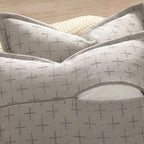 ZWJD Pillow Covers 22x22 Set of 2 Soft Polyester Textured Pillow Covers with Stylish Flange Edge Cozy Farmhouse Throw Pillows for Couch Bed Sofa Living Room - Image 3