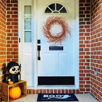 Jobflower 24 inches Orange Berry Fall Wreaths for Front Door - Image 7