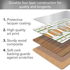 CounterArt Oak Park Skylight by FLW Boxed Set of 4 Hardboard Placemats - Image 3