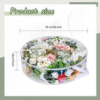 Remagr 4 Pcs 30 Inch Clear Plastic Wreath Storage Bag,Transparent - Image 2