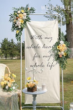 Artificial Wedding Arch Flowers Kit(Pack of 2) for Wedding Arch, Bridal Shower, Ceremony and Reception Backdrop Decoration (Gentle Creamy Yellow) - Image 3