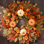 Waipfaru 26" Fall Wreaths for Front Door Outside, Fall Decorations for Home by Waipfaru