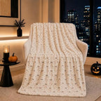 Halloween Throw Blanket Decorative Pattern for Sofa and Bedroom Fall Decor by Unknown