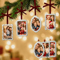 Fumete 9 Pcs Silver Christmas Picture Frame Ornaments 2.5 x 3.5 Inch by Fumete