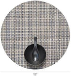 Chilewich Basketweave Placemats, Woven Round Placemats Set of 4 - Image 2