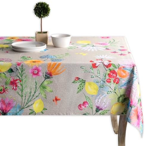 Maison d' Hermine Table Cloth Rectangle Table Reusable 100% Cotton 60"x120" by MaisondHermine