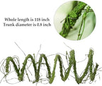 118"Green M Bendable Grapevines Garland Faux Tree Branch Wall Hanging Decor - Image 3