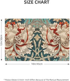 William Morris Placemats 12x18 Inch, Vintage Botanical Print Washable Fabric Placemats Table, Kitchen Dining Party, Set of 6 - Image 2