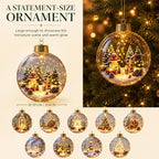 Glowing Christmas Story Ornaments, 9-Piece Light Up Mini Scene Set (Set C) - Image 4