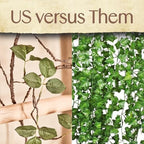 Artificial Ivy Garland, 48 Inch Faux Greenery Vine Garland, 2 Strands - Image 5
