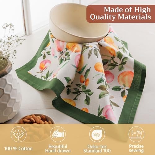 Maison d' Hermine Cloth Napkins Set of 4 Reusable 100% Cotton (18" x 18") - Image 3