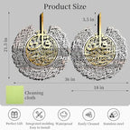 BoiCkyo Stainless Steel Islamic Wall Art with High Gloss Finish - Handmade Arabic Calligraphy Quran Verses for Muslim Home, Living Room & Pray Room Wall Decor, Eid Ramadan Gift for Families - Image 3