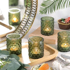 36 Pcs Green Votive Candle Holders, Green Tea Light Holders for Christmas - Image 5