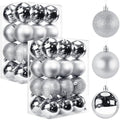TranquilBliss Christmas Ball Ornaments, 48-Pack, 2.5-Inch, Sliver by Unknown