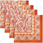 Maison d' Hermine Cloth Napkins Set of 4 Reusable 100% Cotton (20" x 20") by MaisondHermine