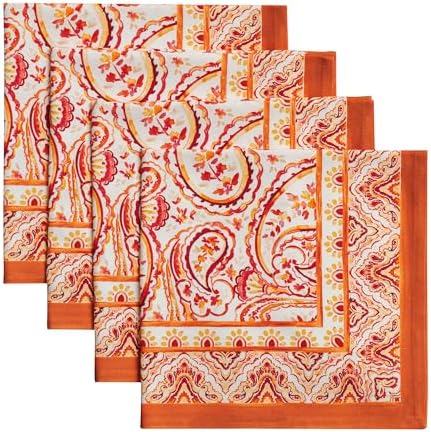 Maison d' Hermine Cloth Napkins Set of 4 Reusable 100% Cotton (20" x 20") by MaisondHermine