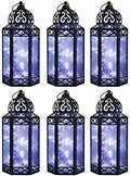Vela Lanterns Decorative Indoor Fairy Light Candle Holder, Clear, L, 6-Pack by VelaCandleLanterns