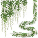 Findosom 15Pcs Total 108FT Wisteria Artificial Flowers Garland for Decor - Image 5