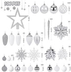 SHareconn 106 PCS Christmas Ball Ornaments for Christmas Tree Decorations - Image 2