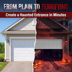 WovWeave 7 x 16 Ft Halloween Garage Door Cover Banner, Clown - Image 6
