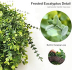 26 Inch Artificial Eucalyptus Wreath for Front Door, Year-Round Greenery, UV & Weather Resistant - Image 5