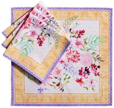 Maison d' Hermine Cloth Napkins Set of 4 100% Combed Cotton (20" x 20") by MaisondHermine