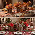 24 Pcs Wooden Vase for Centerpieces Wedding Flower, 4.7 Inch - Image 4