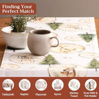 Maison d' Hermine Table Runner 100% Cotton 14.50" x 108" (Single Layer) - Image 4