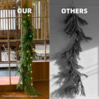 CLEANGOR 4Pcs 6FT Norfolk Pine Garlands for Christmas Decorations Indoor - Image 3