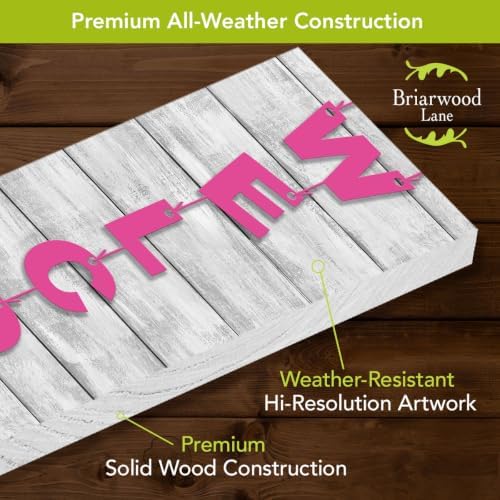 Briarwood Lane Spring Double Sided Reversible Pine Porch Leaner 47x9.5 Floral Mason Jars For Spring Porch Leaner - Image 4