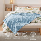 Bedsure Soft Twin XL Blanket for Bed Dorm Light Blue 66"x90" - Image 5