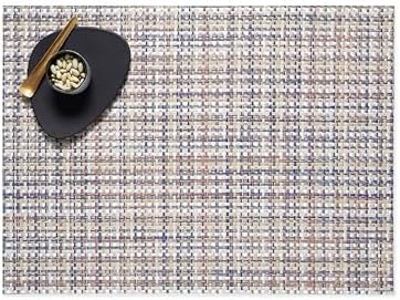 Chilewich Basketweave Placemats, Woven Rectangle Placemats Set of 4 by Chilewich