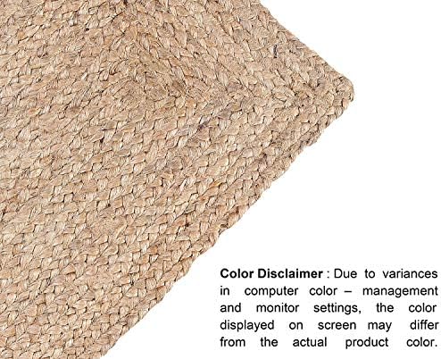 GLAMBURG Farmhouse Jute Burlap Table Runner 36 Inches Long, 13x36 Natural Jute Braided, Organic Eco-Friendly Rustic Vintage Dining (Pack of 2) - Image 2